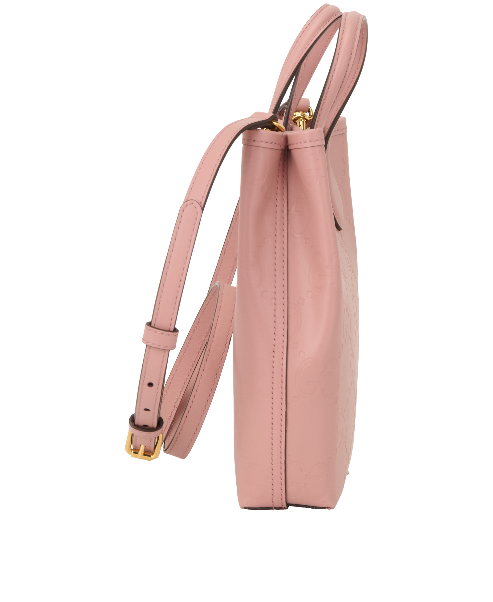 Super Mini Tote, &pound;450, Handbags, Pink, Leather, Side view